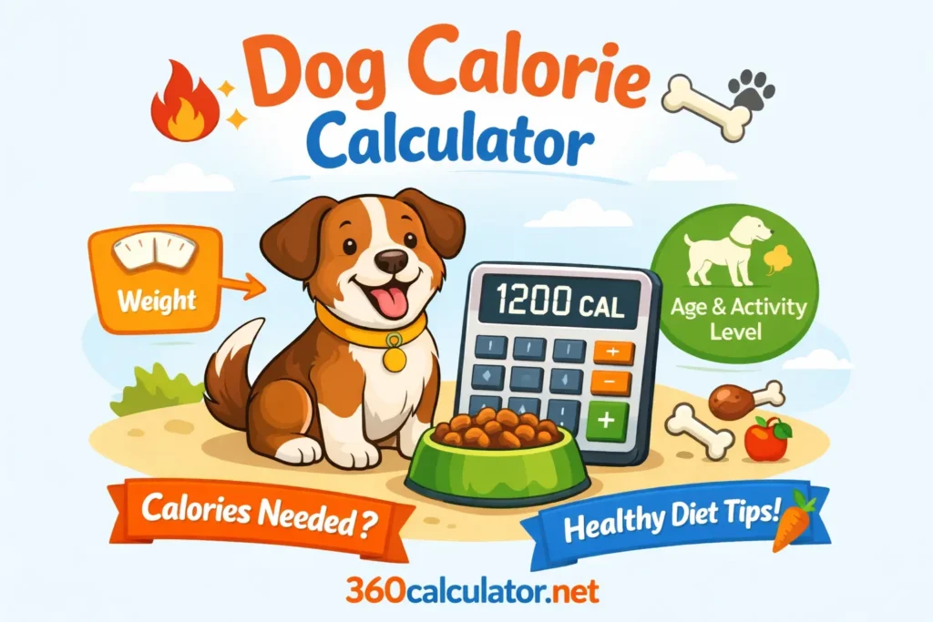 Dog calorie calculator feeding guide